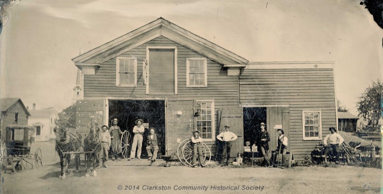 Blacksmith Shop, c. 1877 [historic slideshow]