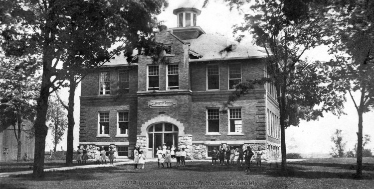 Clarkston Union School, c. 1915 [historic slideshow]